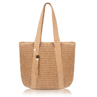 Hand-woven handbag