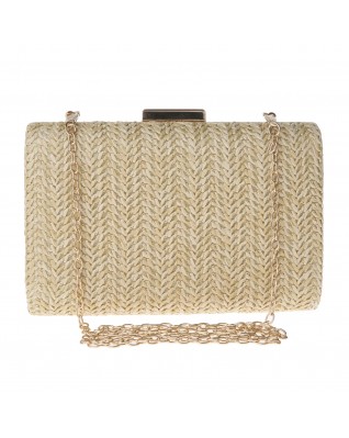 Hand-woven shoulder bag