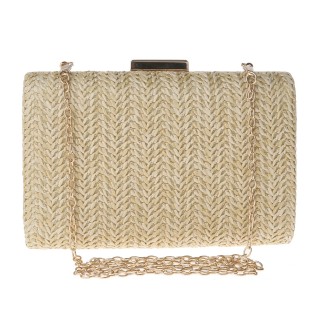 Hand-woven shoulder bag