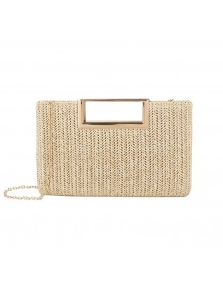 Hand-woven shoulder bag wallet