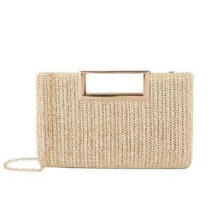 Hand-woven shoulder bag wallet