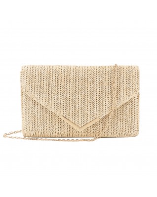 Hand-woven shoulder bag wallet