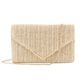 Hand-woven shoulder bag wallet