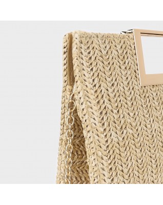 Hand-woven shoulder bag wallet