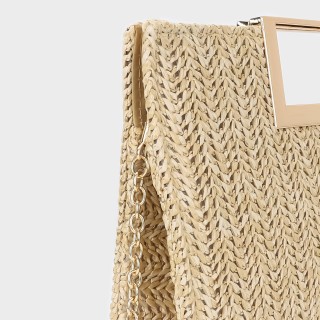 Hand-woven shoulder bag wallet