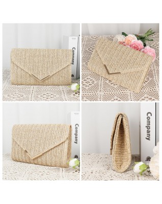 Hand-woven shoulder bag wallet