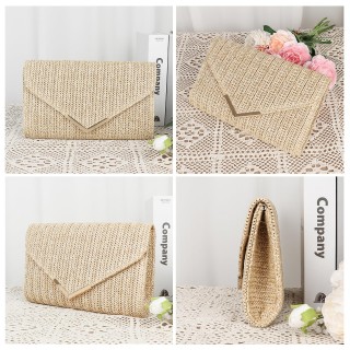 Hand-woven shoulder bag wallet