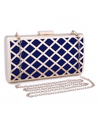 Metal hollow evening bag