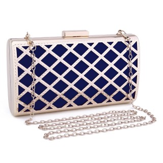 Metal hollow evening bag