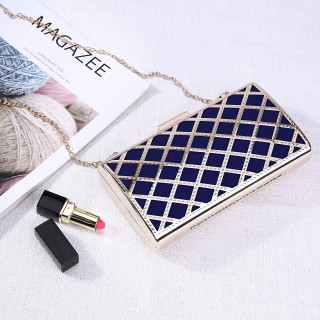 Metal hollow evening bag