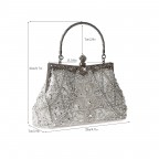 Vintage Beaded Sequin Pearl Clutch