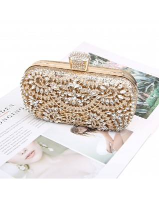 Women's Sparkling Rhinestone Crystal Clutch