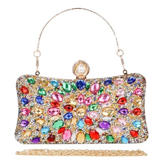Women's Sparkling Rhinestone Crystal Glitter Clutch