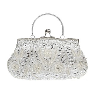 Women's Vintage Embroidered Clutch