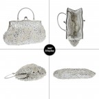 Women's Vintage Embroidered Clutch