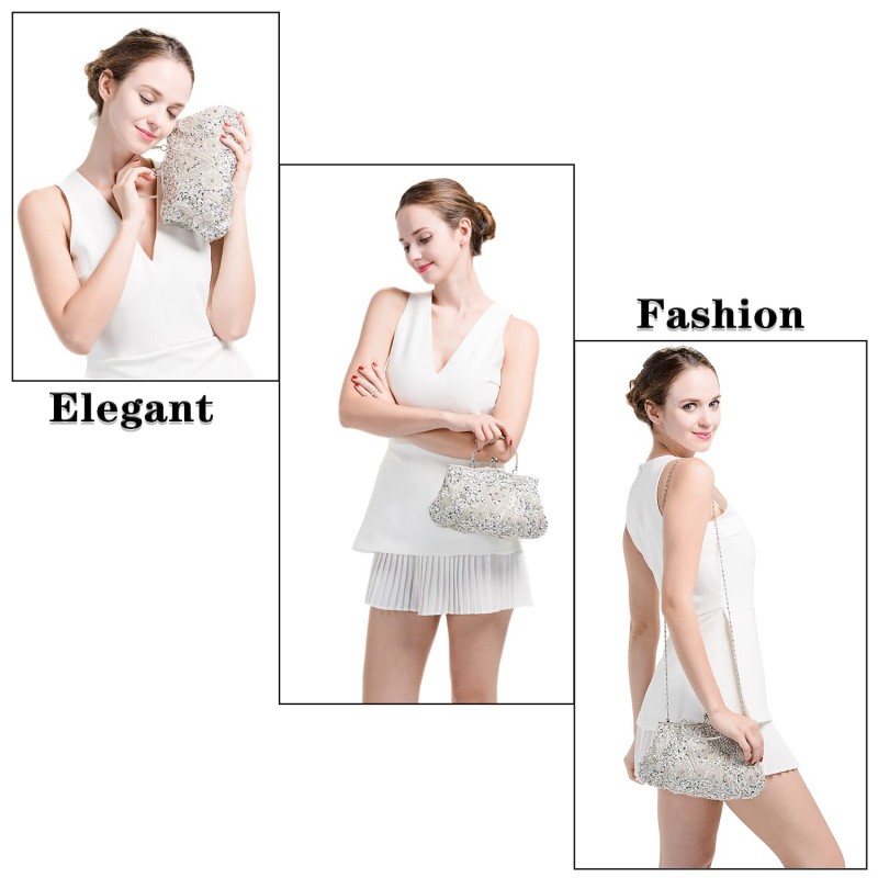 Women's Vintage Embroidered Clutch