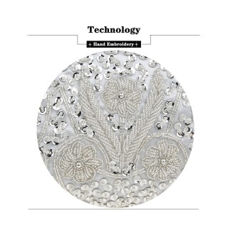 Women's Vintage Embroidered Clutch