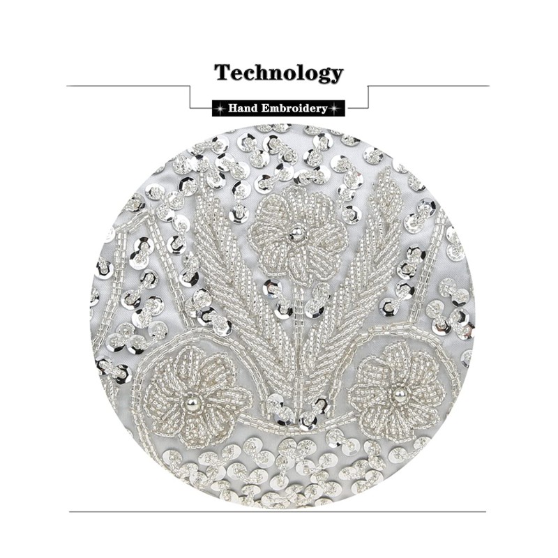 Women's Vintage Embroidered Clutch